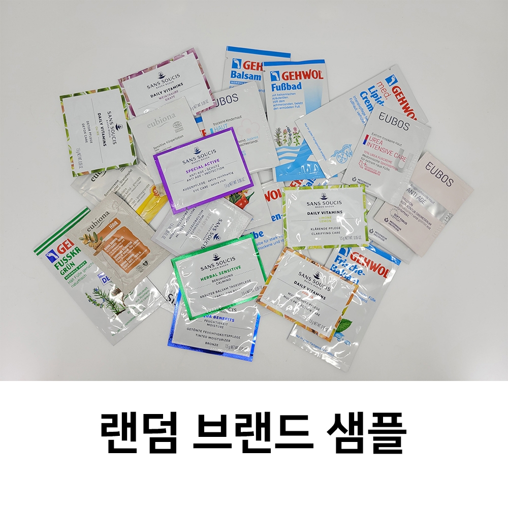 [5만원이상] 각종 브랜드 비닐샘플 (5개랜덤)